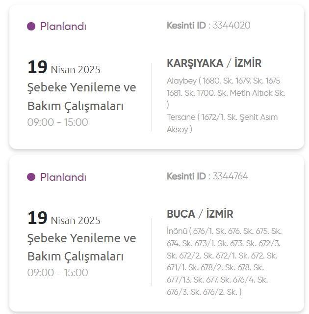 Elektrik Kesintisi