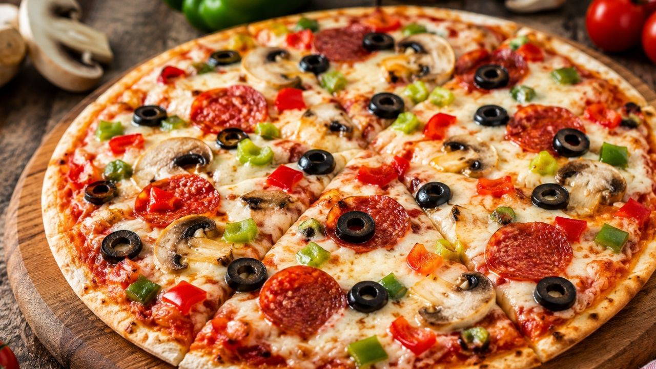 Caniniz pizza cektiyse hemen deneyin 15 dakikada lavastan pizza tarifi PKz76O51